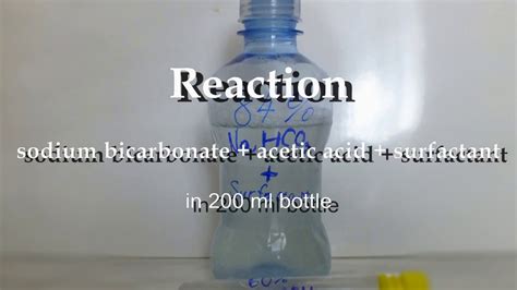 Reaction: CH3COOH + NaHCO3 - YouTube