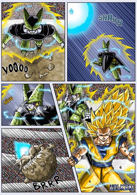 -DBM- Goku VS Cell page 03 by DBZwarrior on DeviantArt