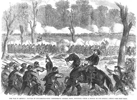 Battle Of Chickamauga 1863 Photograph by Granger - Fine Art America