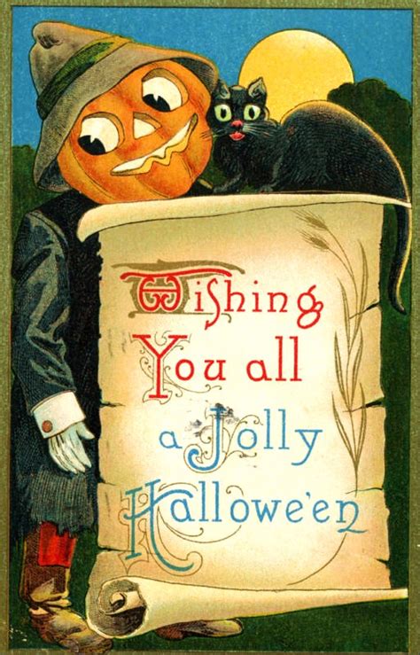 A Nostalgic Halloween: Free Images - Vintage Halloween Postcards