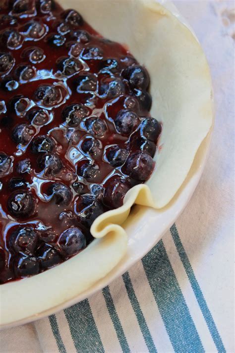 Simple Blueberry Pie Filling Recipe - Oysters & Pearls | Blueberry pie ...