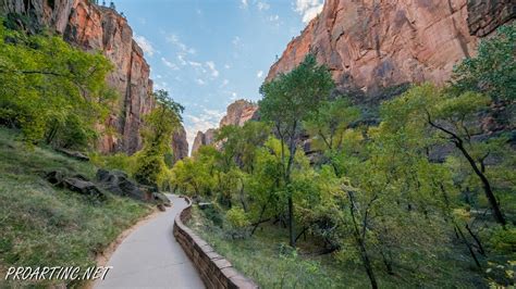 Riverside Walk Trail at Zion National Park | ProArtInc