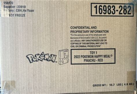 mcdonalds happy meal pokemon cards box sealed | #4574096336