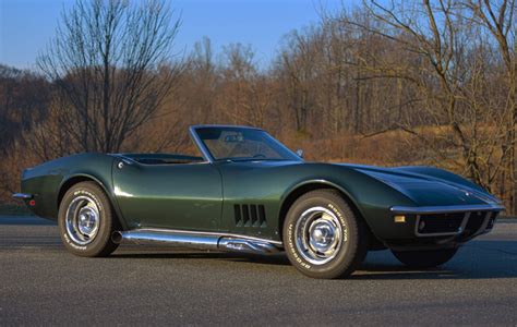 British Green 1968 Chevrolet Corvette