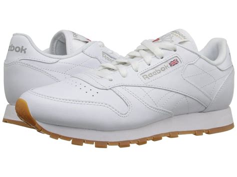 Lyst - Reebok Women's Classic Leather Casual Sneakers From Finish Line in White - Save 7%