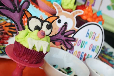 Kara's Party Ideas Colorful Monster Bash Party | Kara's Party Ideas