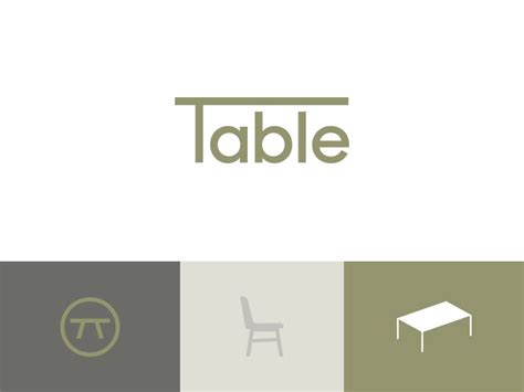 Table Logo's | Typographic logo design, Graphic design logo, Typography ...