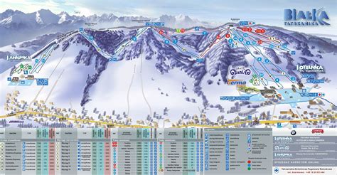 Bialka Tatrzanska Trail Map • Piste Map • Panoramic Mountain Map