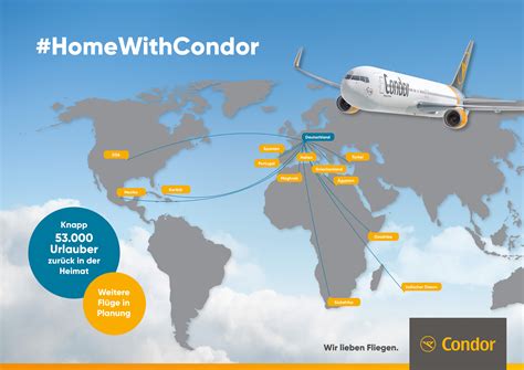 Condor: #homewithcondor: Leisure airline flies almost 53,000 guests back to Germany during last week