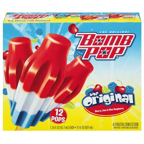 Bomb Pop, The Original, 12 Count Popsicles | Meijer Grocery, Pharmacy, Home & More!