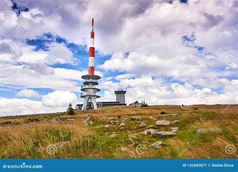 View from Brocken Harz stock image. Image of hiking - 132883071