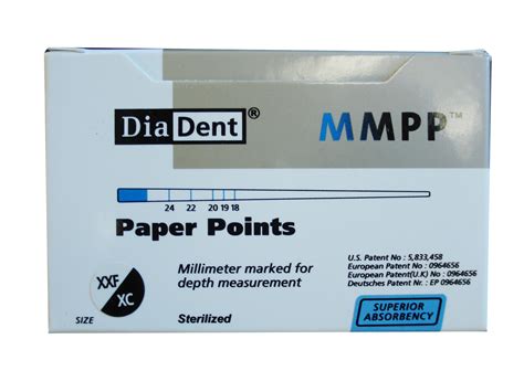 Paper Point (mm-Marked) - Accessory Sizes – DiaDent