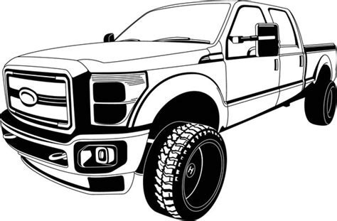 How To Draw A Lifted Truck