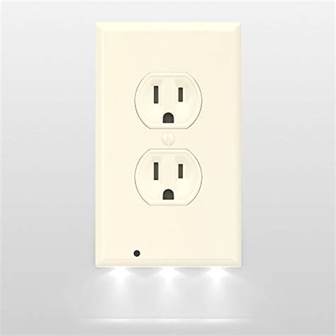 SnapPower Guidelight - Outlet Wall Plate With LED Night Lights - No Batteries Or Wires ...