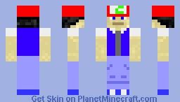 Ash Ketchum Minecraft Skin