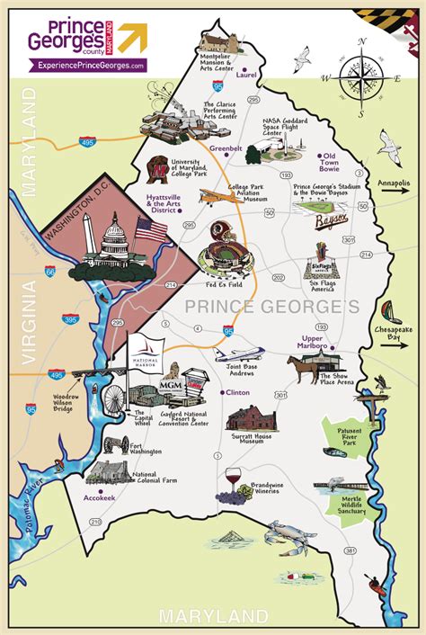 Map Of Pg County Md - Adrian Kristine