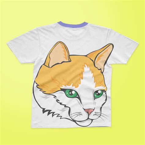 Cat Face T-shirt Designs Bundle – MasterBundles