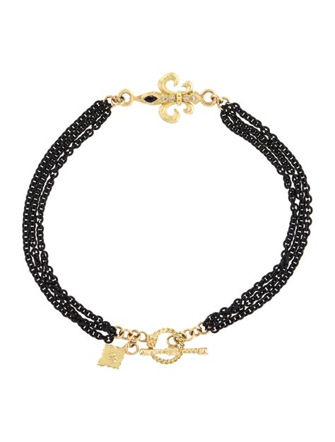 Armenta Diamond & Black Sapphire Chain Bracelet - Bracelets - ARN20377 ...