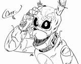 Fnaf Coloring Pages Printable Springtrap At Tanlexieblog Blog sketch template