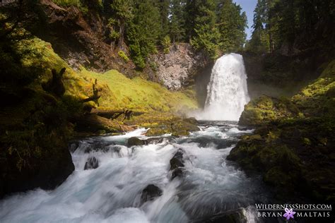 Sahalie Falls Rough Oregon - Nature Photography Workshops and Colorado Photo Prints