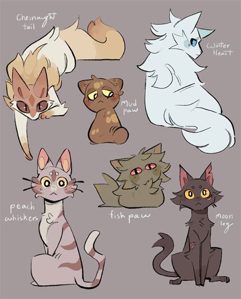 My old warrior cat ocs by ratpeep on DeviantArt