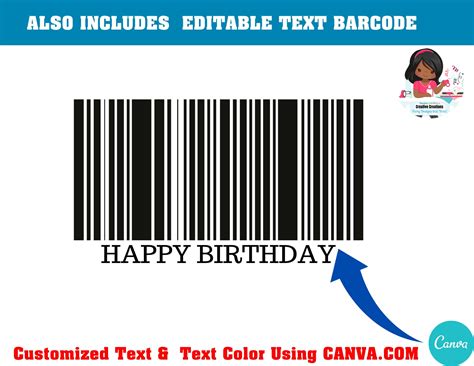 Barcode Birthday Clipart