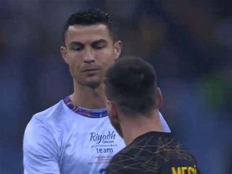 Fans react as Cristiano Ronaldo and Lionel Messi hug – FirstSportz