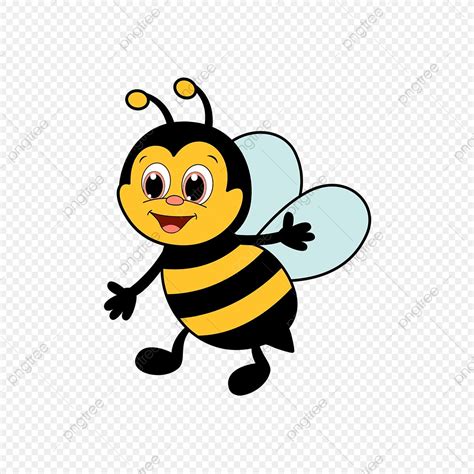 Cartoon Bee, Cartoon Clip Art, Cartoon Images, Bee Clipart, Clipart Png ...