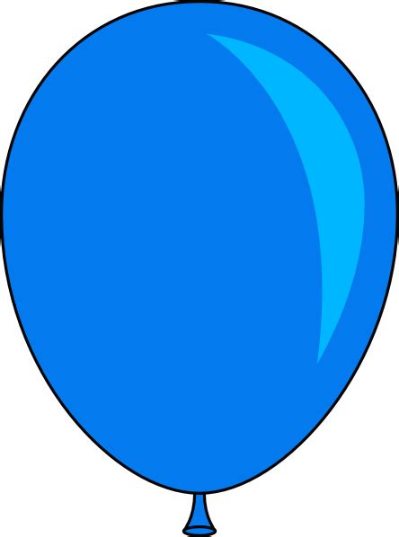 Blue Balloon Clip Art at Clker.com - vector clip art online, royalty ...