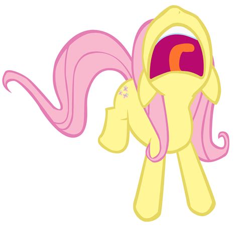 Screaming Fluttershy by Donnyku on DeviantArt