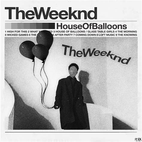 House of Balloons Album Cover Re-Design by me. : r/TheWeeknd