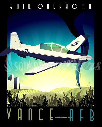 Vance AFB T-6 Texan II - Squadron Posters