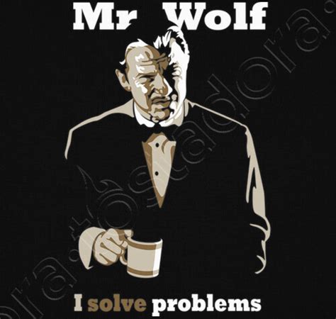 Mr. Wolf - I Solve Problems (Pulp Fiction) T-shirt - 448835 | Tostadora.com