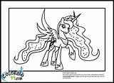 Princess Luna Little Pony Coloring Page Printable  Vrogueco sketch template