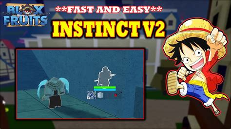 How to get INSTINCT V2(Observation Haki V2) in Blox Fruits 2024 | (All Fruits Location) - YouTube