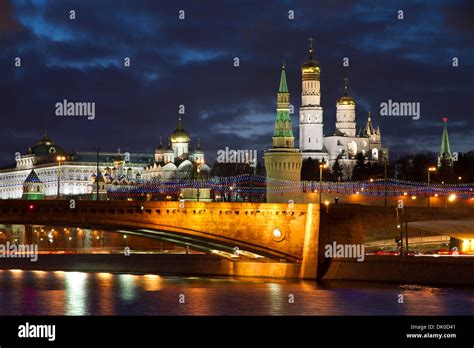 Moscow Kremlin At Night