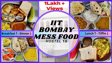 IIT Bombay Complete MESS Tour 🤩 | Hostel 15 Mess - YouTube