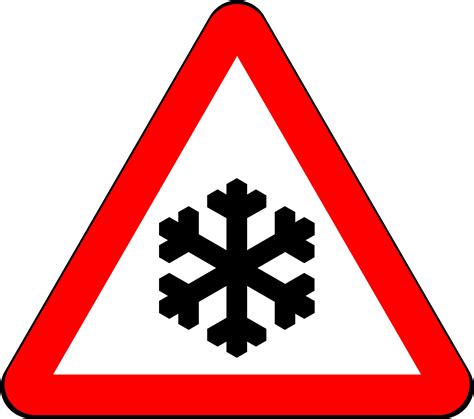 Boxer Sign - 750mm Triangle - Warning Ice / Snow - 554.2 for only 12.00