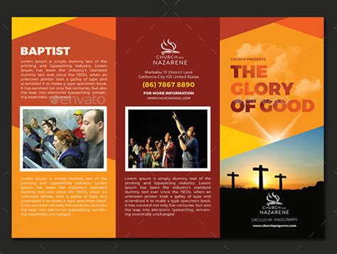 10 Popular Church Brochure Templates & Design – Free PSD, JPEG, EPS ...