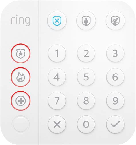 Ring Alarm Keypad (2nd Gen) White 4AK1SZ-0EN0 - Best Buy