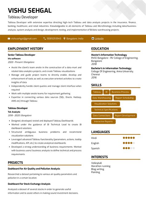 Sample Resumes and CVs by Industry | Resumod