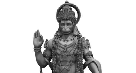 God Hanuman 3D Model - TurboSquid 1569845