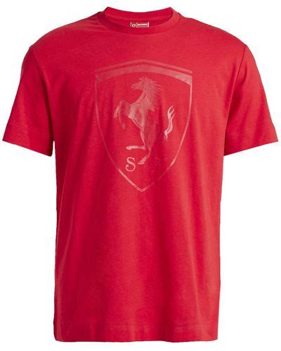 Red Scuderia Ferrari Clothing for Men | Lyst