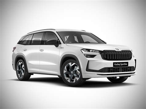 2024 Skoda Kodiaq Sportline Moon White Color | AUTOBICS