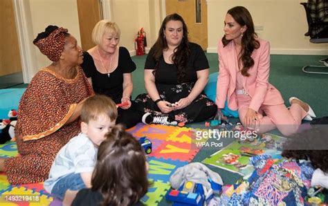 Catherine, Princess of Wales talks with Kinship Carers and children... News Photo - Getty Images