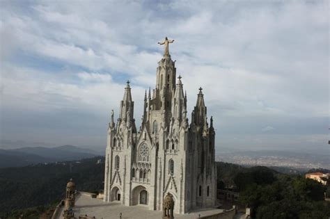 view from Talaia - Picture of Tibidabo Amusement Park, Barcelona ...