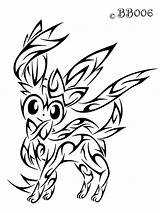 Sylveon Pokemon Coloring Pages Sketch Page sketch template