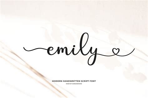 Emily - Lovely Font