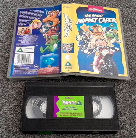 THE GREAT MUPPET Caper Jim Henson Kermit Miss Piggy Pal Vhs Video Kids Children £6.00 - PicClick UK