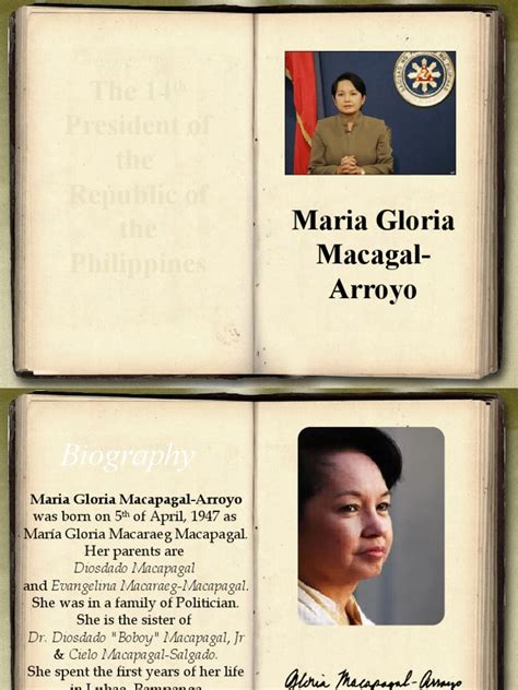 Gloria MAcapagal Arroyo complete biography (ultimate the best powerepoint! )